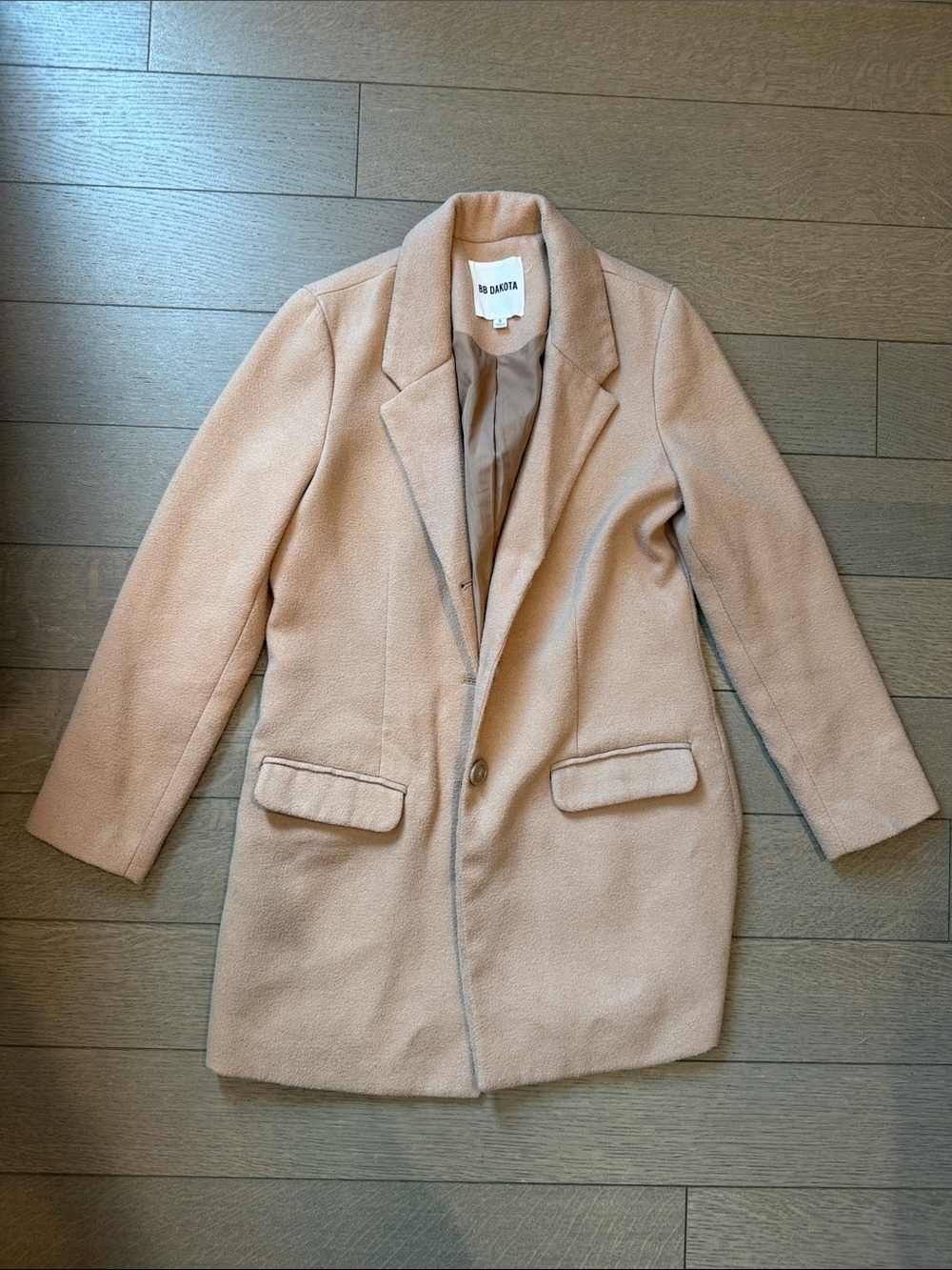 BB Dakota Pea Coat in Camel